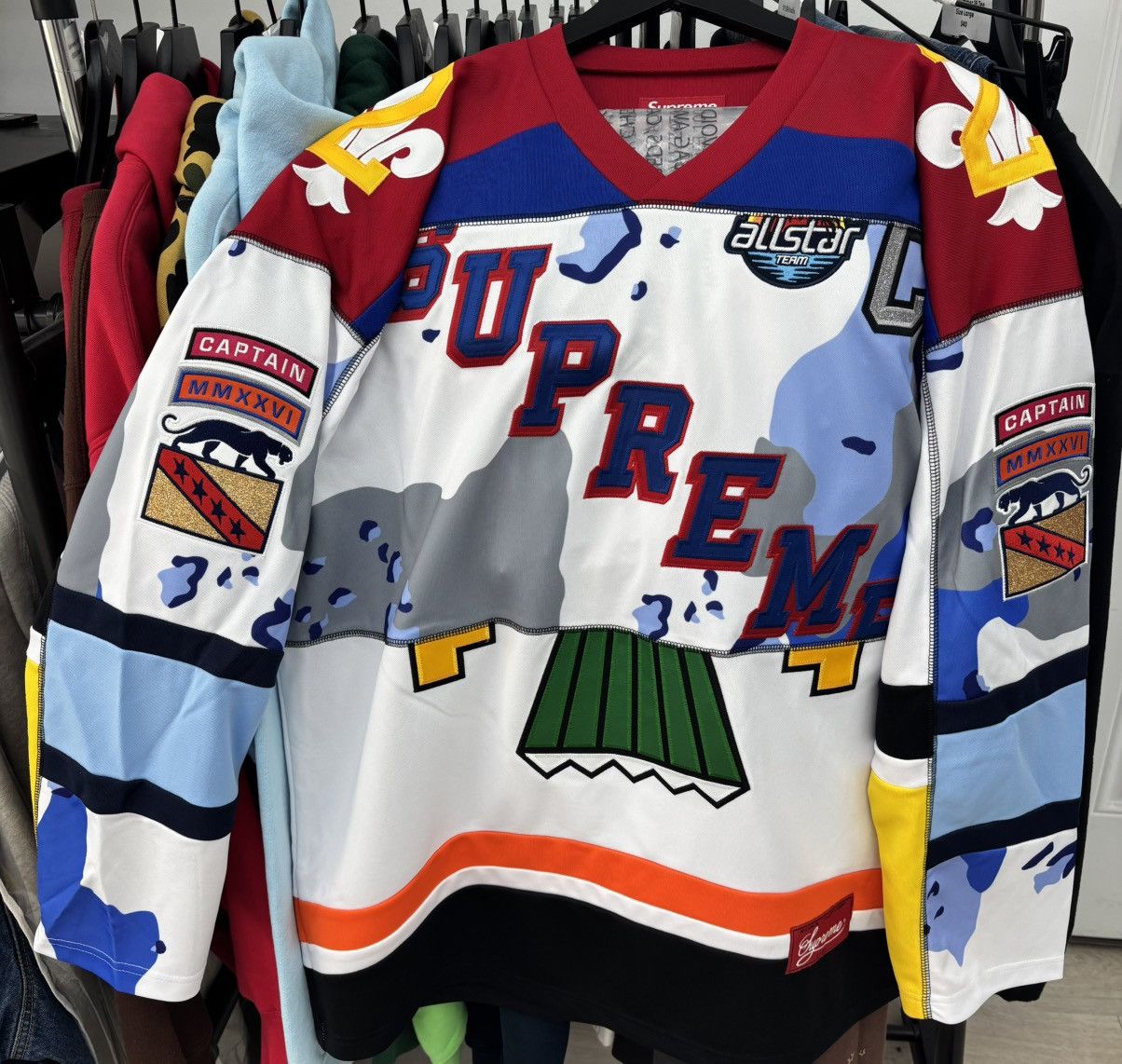 Supreme SUPREME Paneled Hockey Jersey SIZE LARGE Size US L / EU 52-54 / 3 - 1 Thumbnail