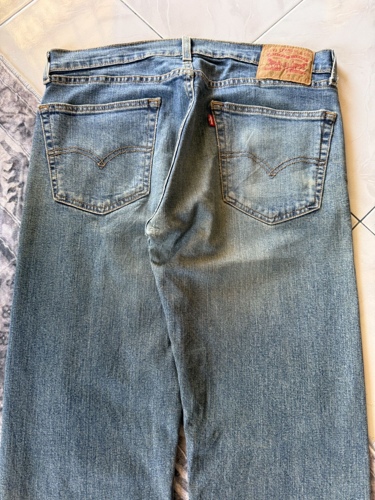 Levi's 2000s Vintage Levis 505 Dusty Muddy Wash Jeans Size US 32 / EU 48 - 9 Thumbnail