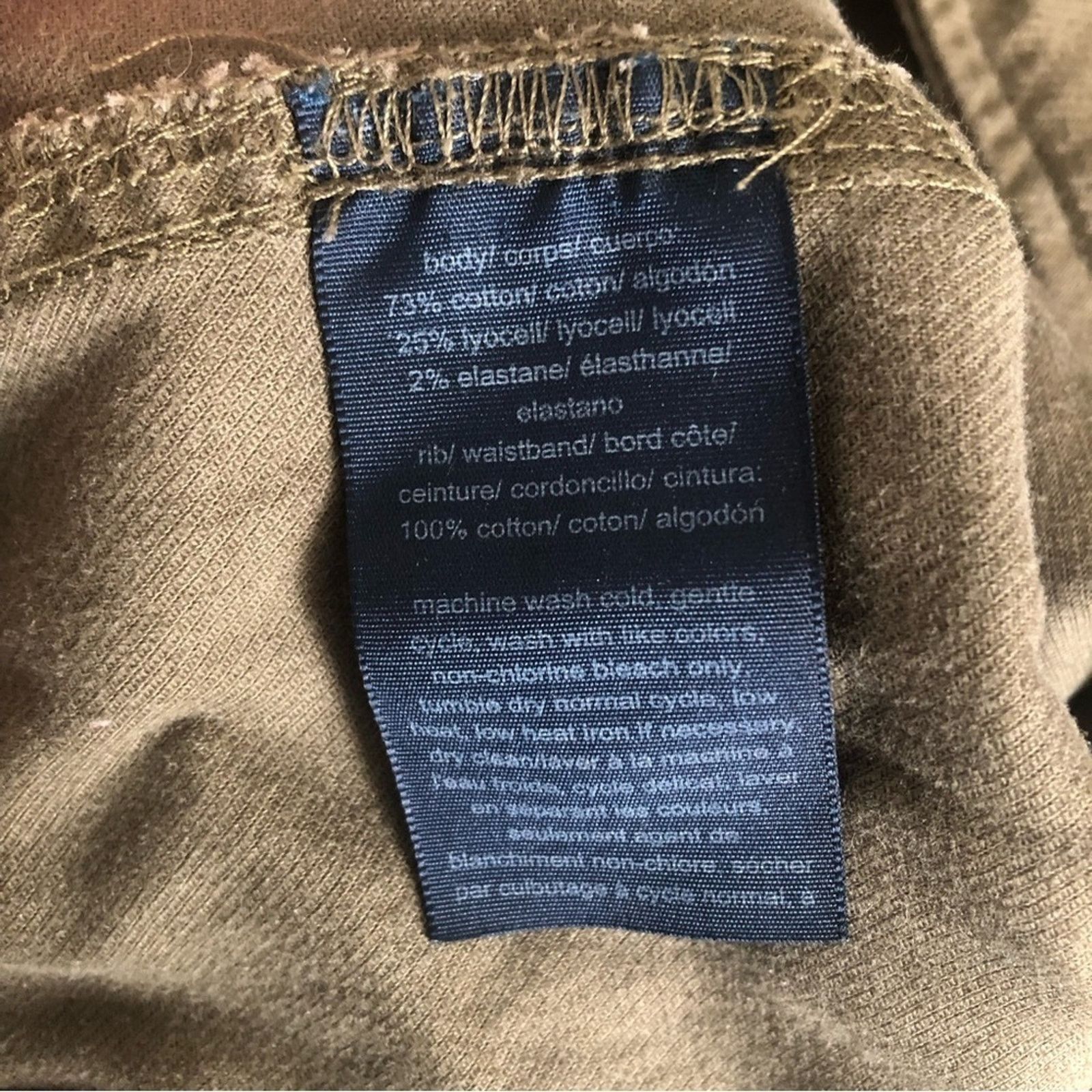 Tommy Hilfiger Tommy Hilfiger Green Cargo Straight Cotton Trouser Pants Size 31" - 8 Thumbnail