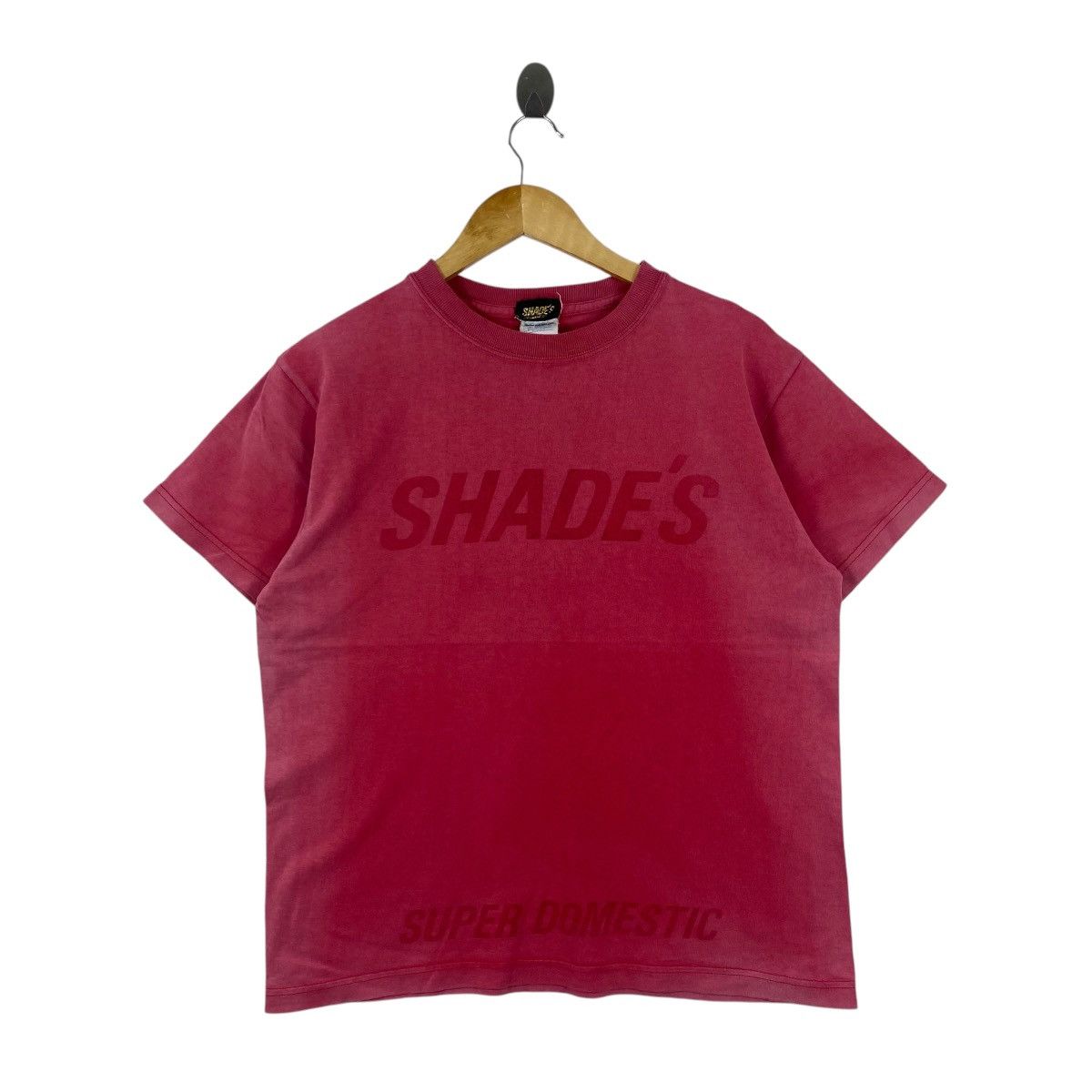 Vintage Vintage 90s Shades Individual Design Japanese Tee Red M Size US M / EU 48-50 / 2 - 1 Thumbnail