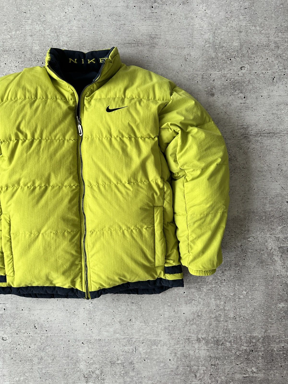 Nike Nike Vintage Big Logo Reversible Down Puffer Jacket Size US XL / EU 56 / 4 - 3 Thumbnail