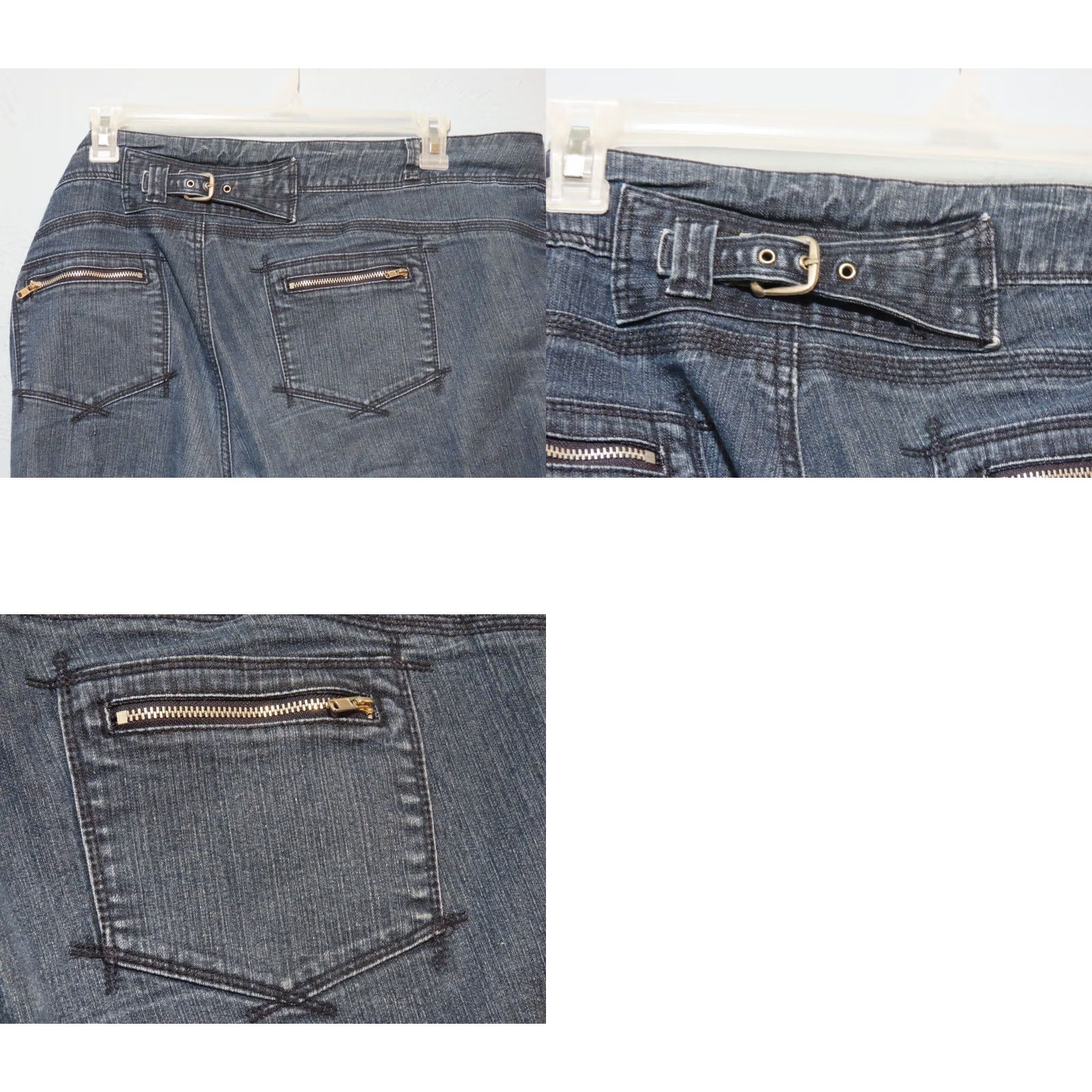 Vintage Wah Jeans Women's Denim Jean Shorts Blue 20 Regular High Rise Zipper Cotton Blend Vintage No Pattern Debut: 0 Size 42" / US 20 - 8 Thumbnail
