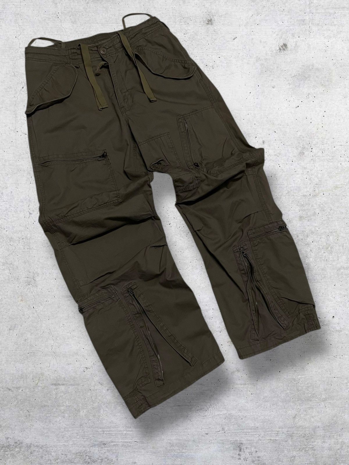 Japanese Brand VINTAGE AERO MEDICAL SAMPLE 70S RARE UTILITY COMBAT CARGO Size US 32 / EU 48 - 2 Thumbnail