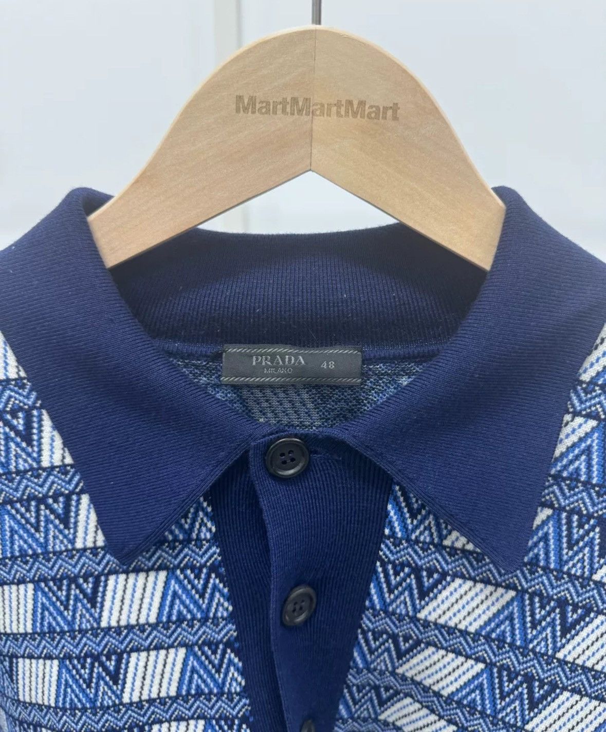 Prada Prada 18aw wool polo shirt2412-Nextarrow Size US M / EU 48-50 / 2 - 4 Thumbnail