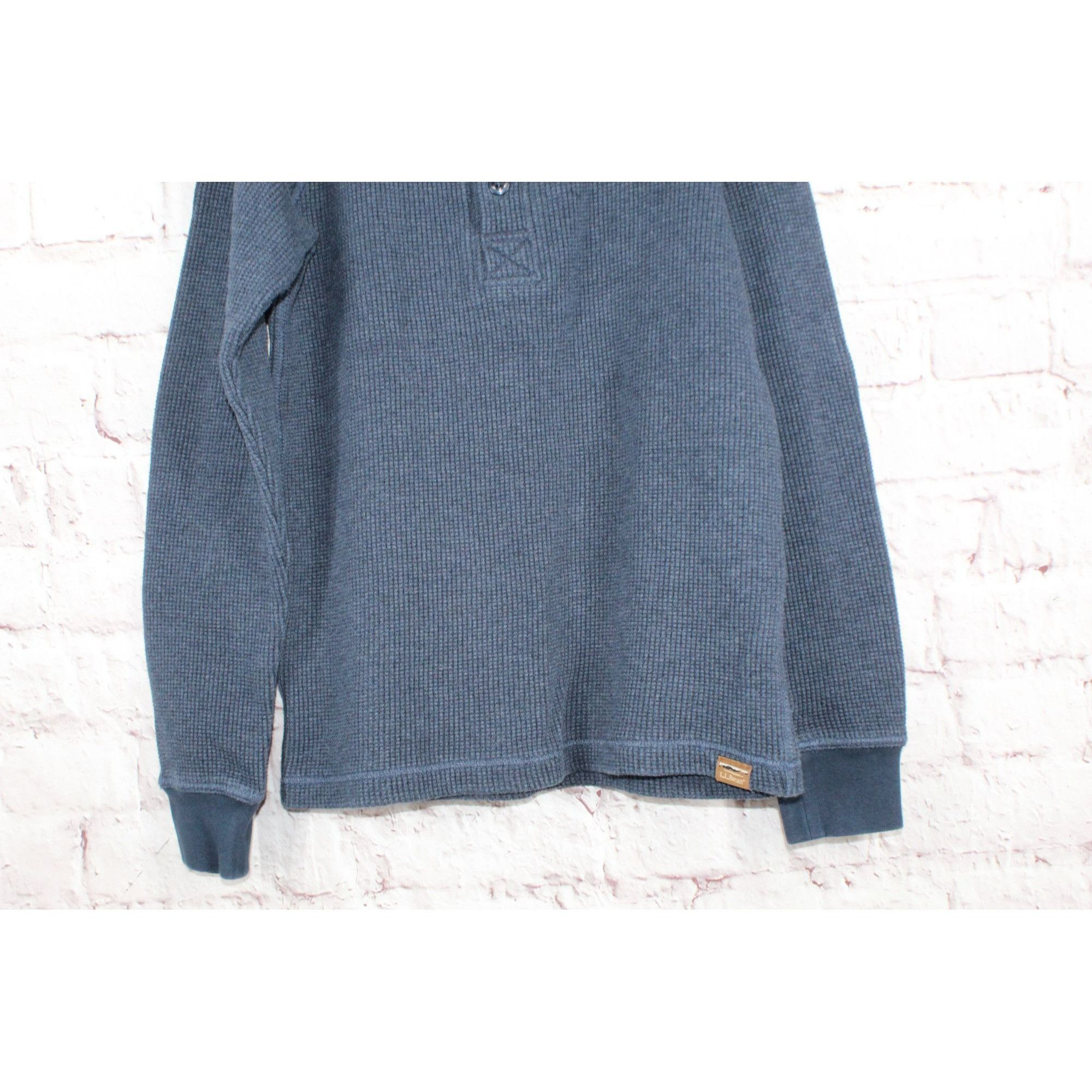 L.L. Bean LL Bean Men's Signature Waffle Henley Shirt Slim Fit Size US S / EU 44-46 / 1 - 4 Thumbnail