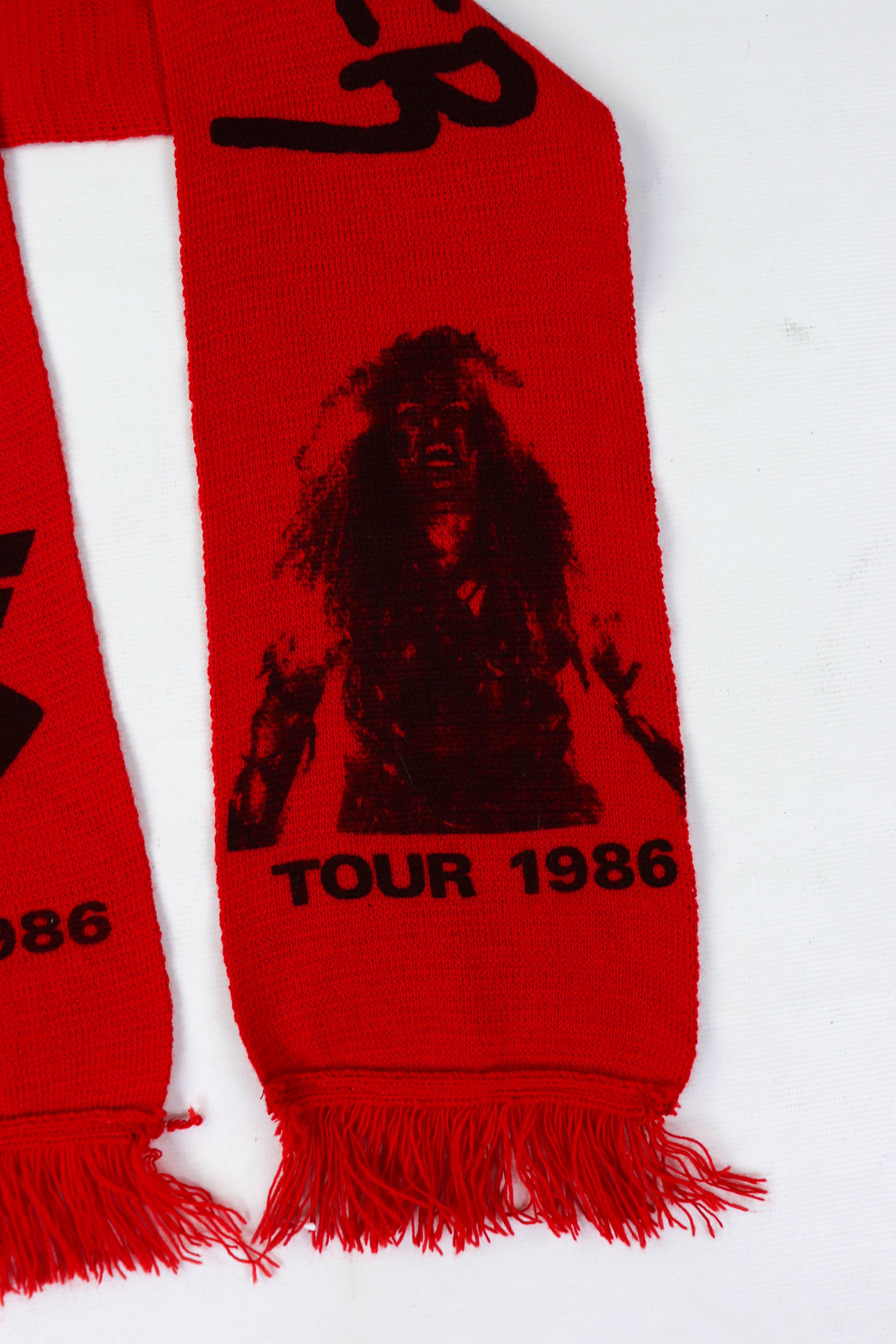 Band Tees 80s Vintage Twisted Sister Heavy Metal Band 1986 Tour Scarf Size ONE SIZE - 7 Thumbnail