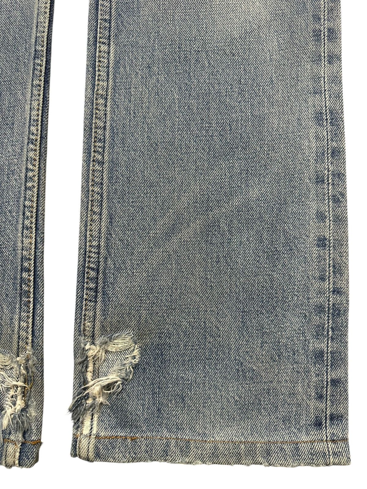 A.P.C. Vintage APC Blue Faded Wash Whisker Distress Style Jeans Size 26" / US 2 / IT 38 - 8 Thumbnail