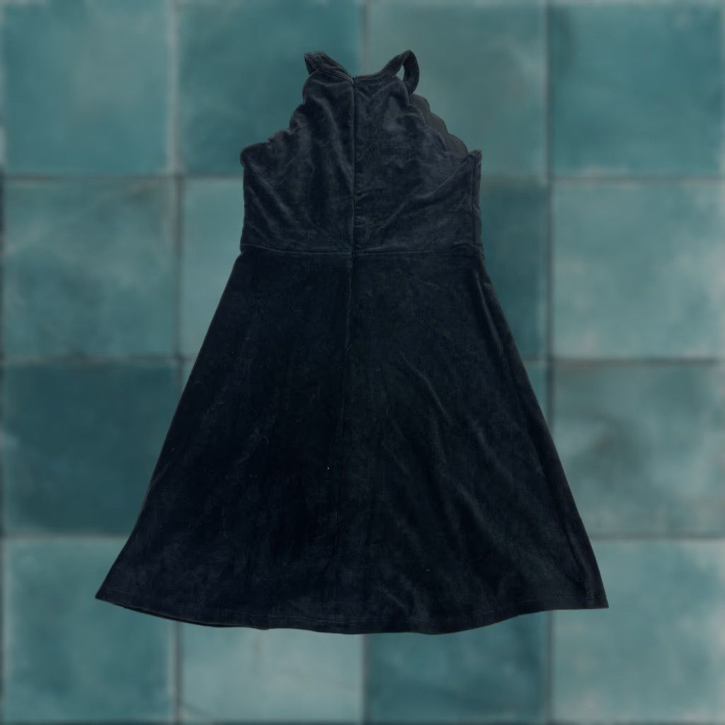 Vintage VINTAGE Altar’d State Dress Women’s M Medium Black Scallop Halter Office Siren Size M / US 6-8 / IT 42-44 - 1 Thumbnail