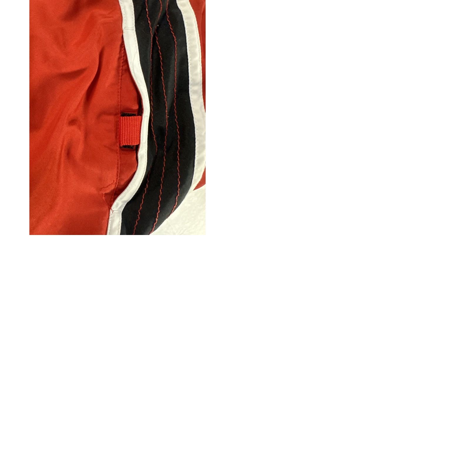 Nike Nike Red Black Men's Swim Trunks Size L Pockets - Vintage Nike Swim Shorts Size US 33 - 10 Thumbnail