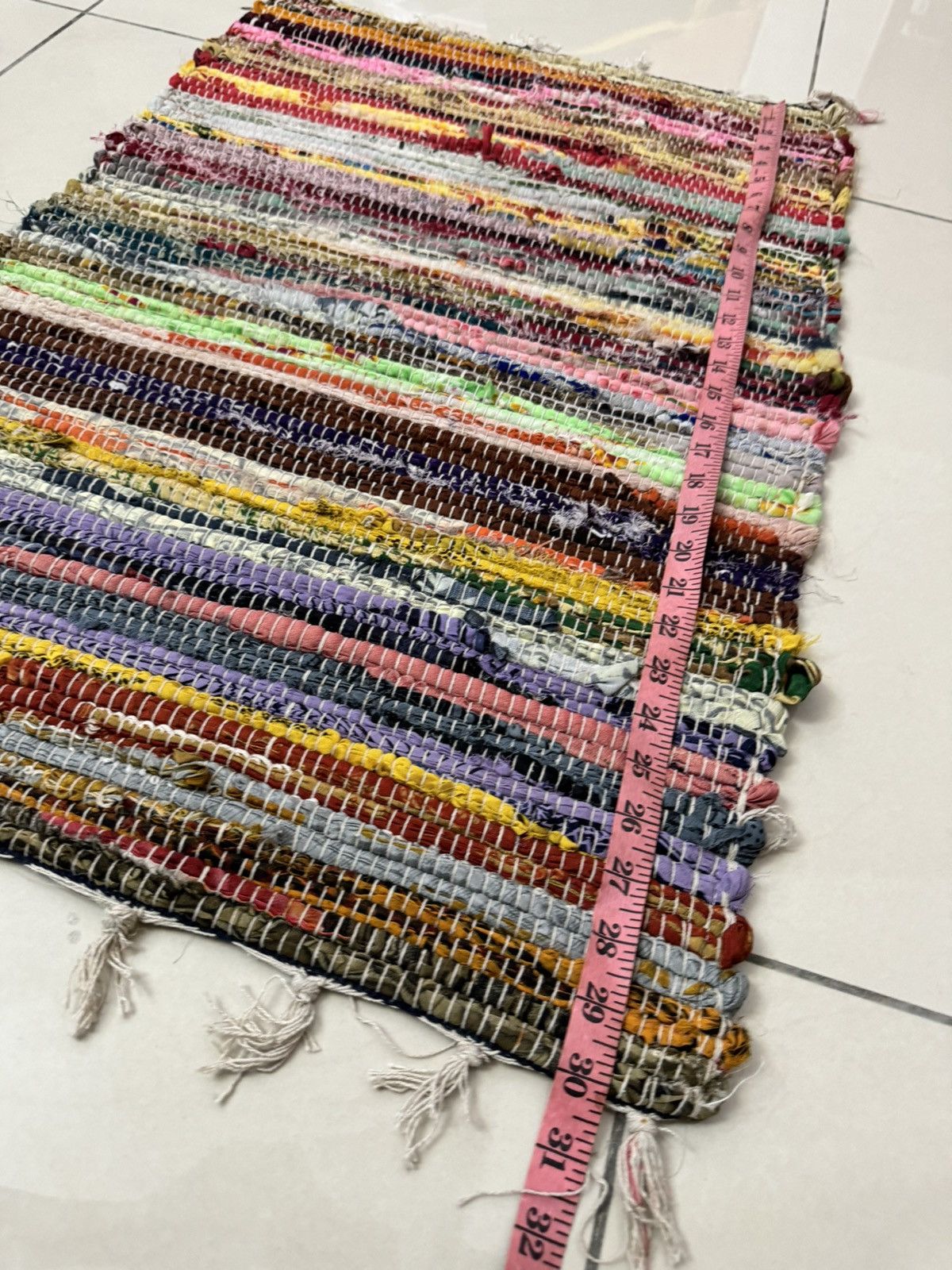 Other SASHIKO BORO MULTICOLORS DOOR MAT Size ONE SIZE - 2 Thumbnail