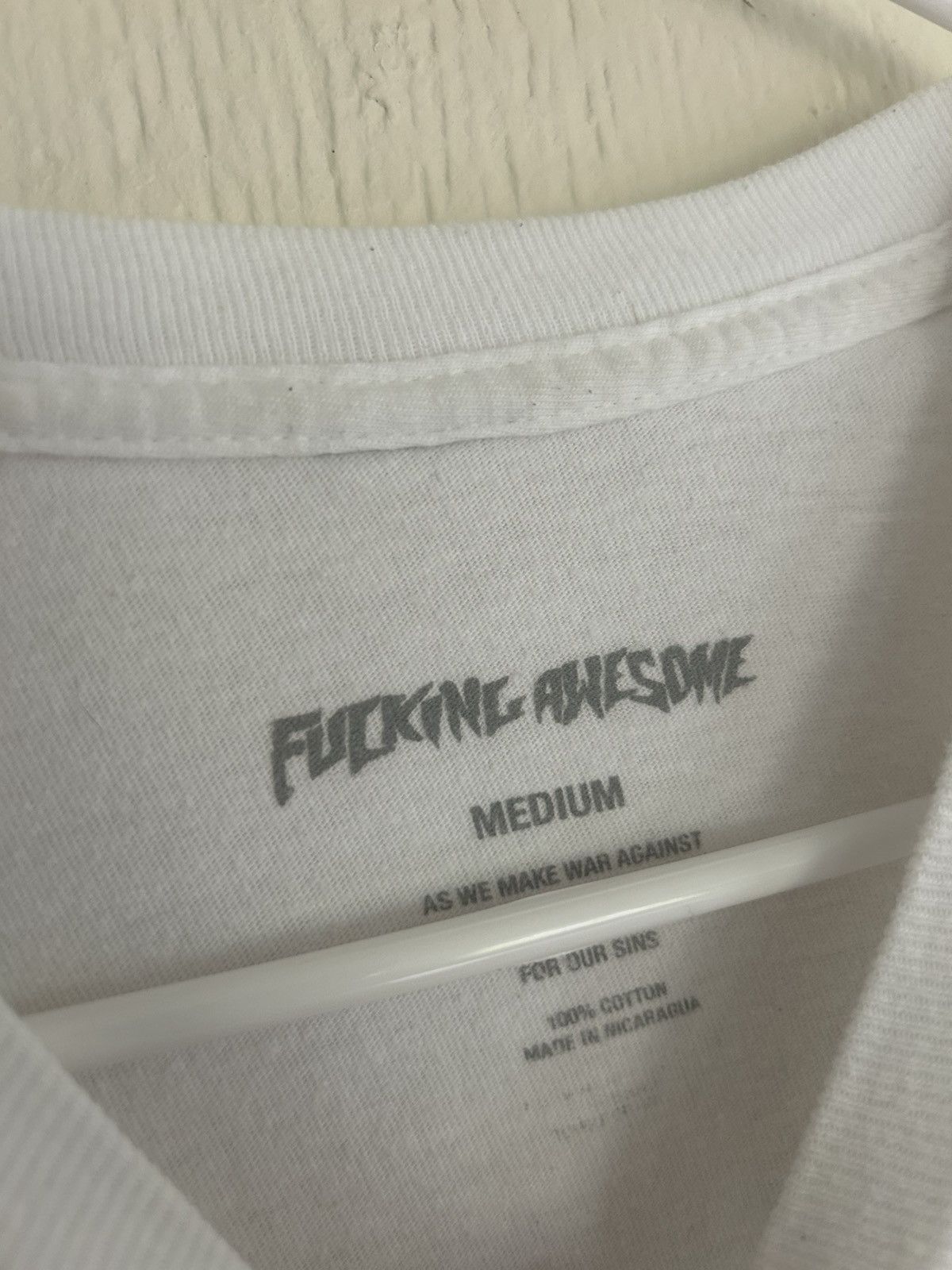 Fucking Awesome Fucking Awesome Cherub Fight Blue Logo White T-shirt Size US M / EU 48-50 / 2 - 3 Thumbnail