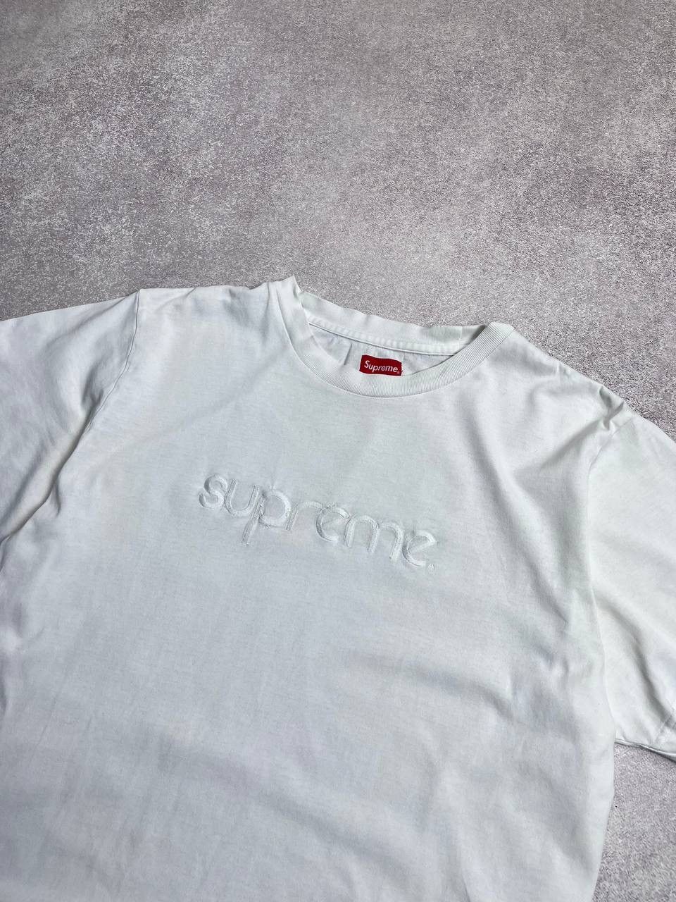Supreme Vintage Supreme Embroidery Boxy T-shirt Y2K XL Size US XL / EU 56 / 4 - 2 Thumbnail