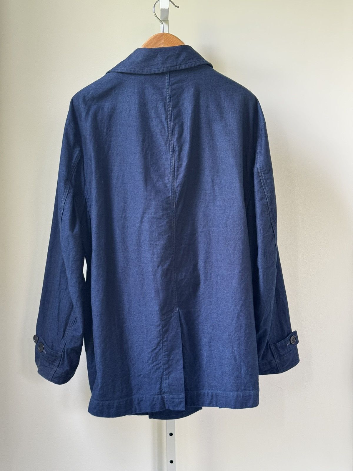 45rpm Indigo Dyed Double Breasted Coat Size US L / EU 52-54 / 3 - 4 Thumbnail