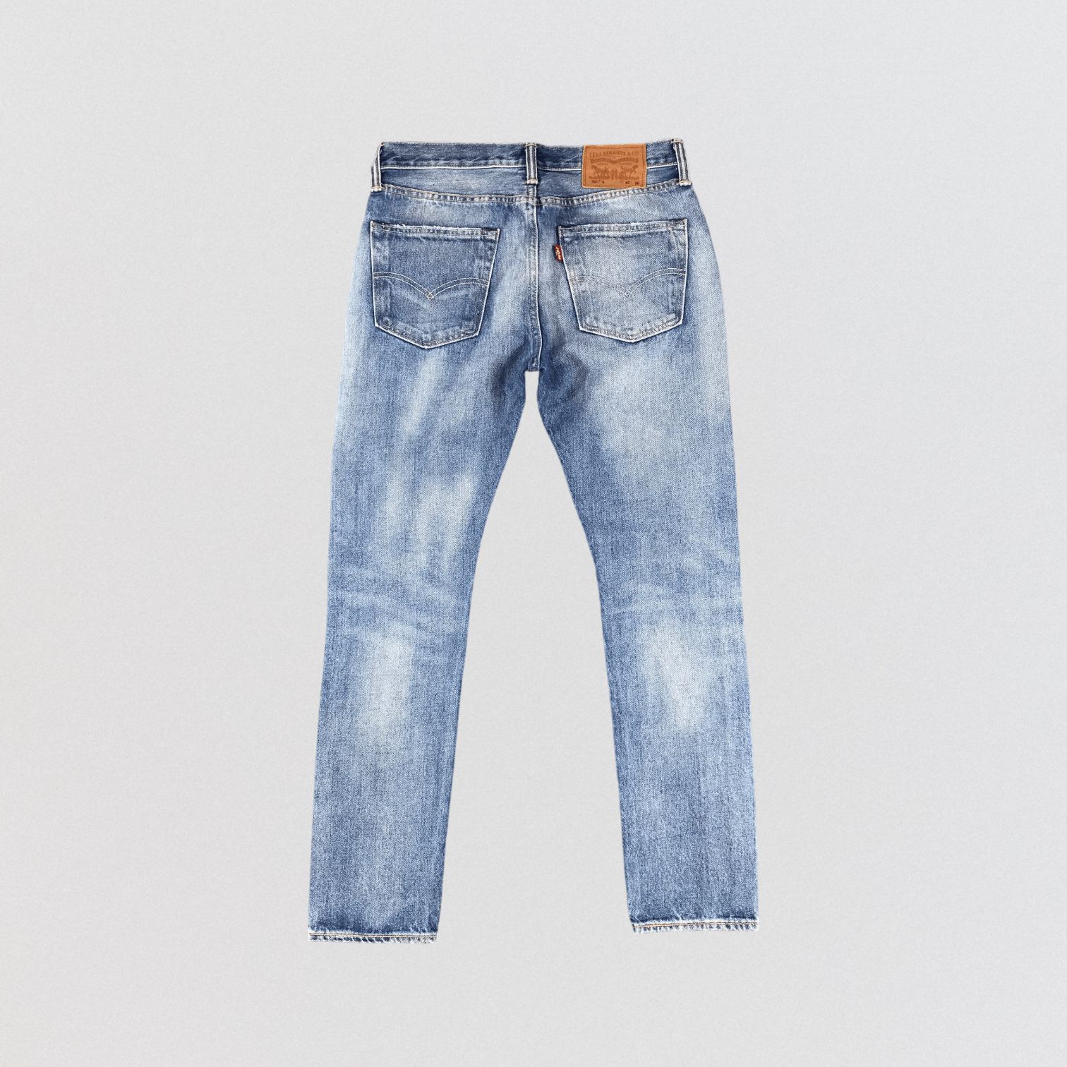 Levi's Distress Levis 501 Jeans-JM838 Size US 31 - 2 Thumbnail