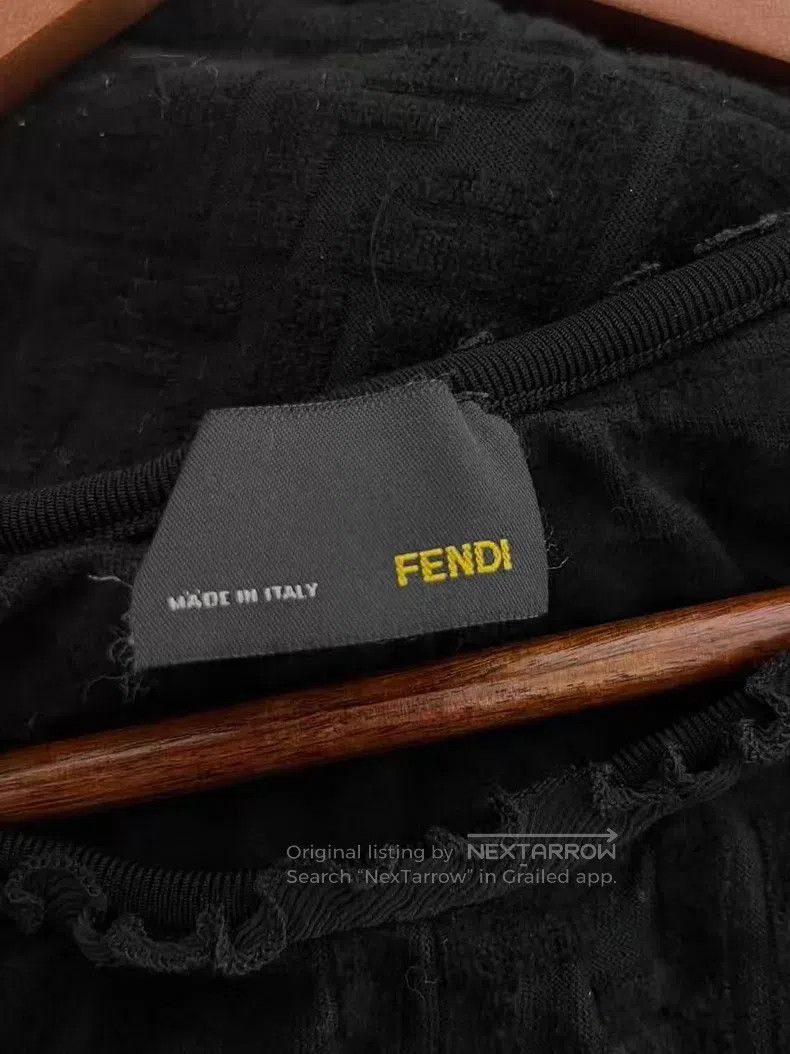 Fendi Fendi Black Double F Printed Vest Size S / US 4 / IT 40 - 3 Thumbnail