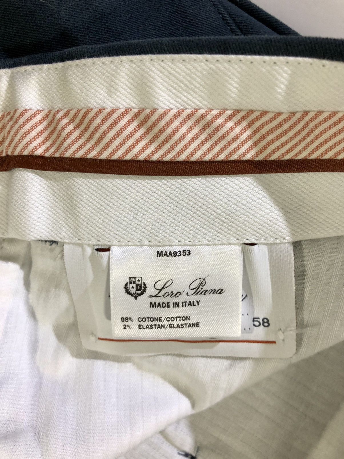 Loro Piana Loro Piana 🇮🇹 delft blue four pkt velvety cotton pant 58 new Size US 41 - 5 Thumbnail