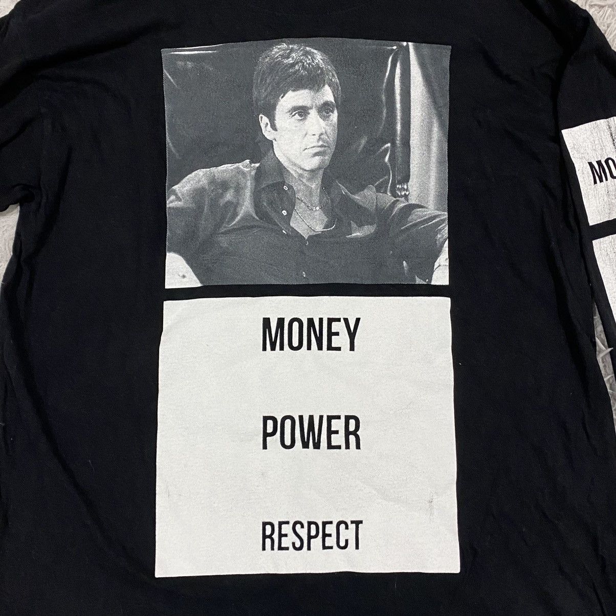 Vintage Movie scarface X get fame.us MONEY POWER RESPECT Size US L / EU 52-54 / 3 - 2 Thumbnail