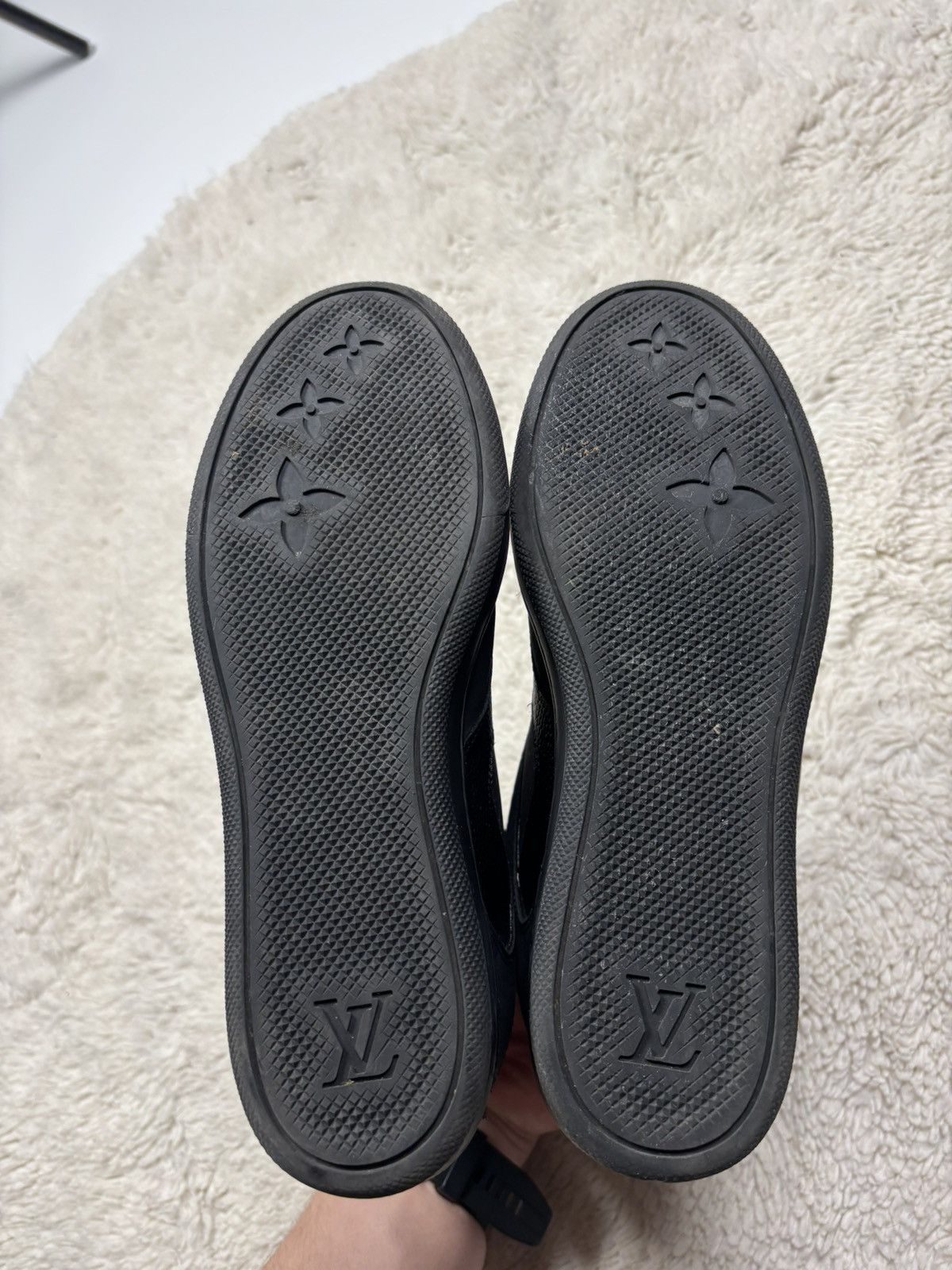 Louis Vuitton Louis Vuitton Leather Suede Cliff Top Wedge Sneakers Rare Size US 8 / IT 38 - 10 Thumbnail