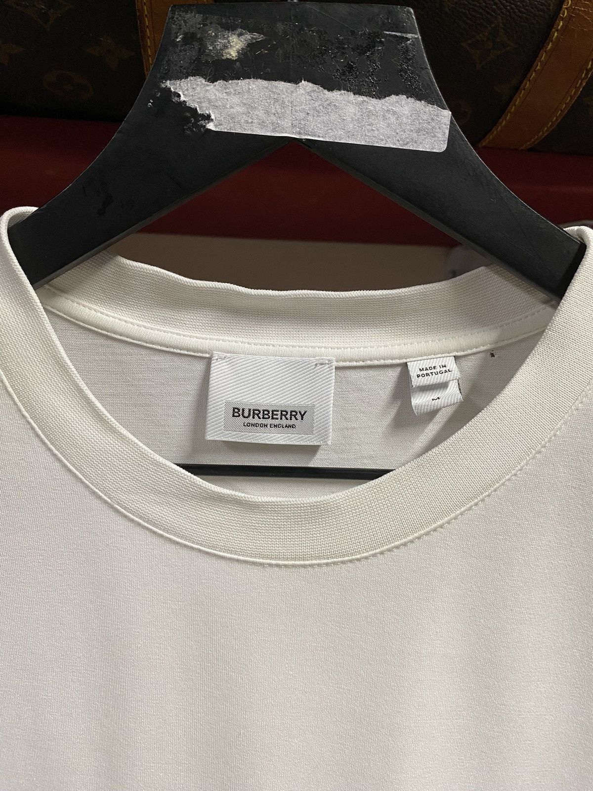 Burberry Burberry Kingdom Spellout White Mens Tee Shirt Large Size US L / EU 52-54 / 3 - 4 Thumbnail