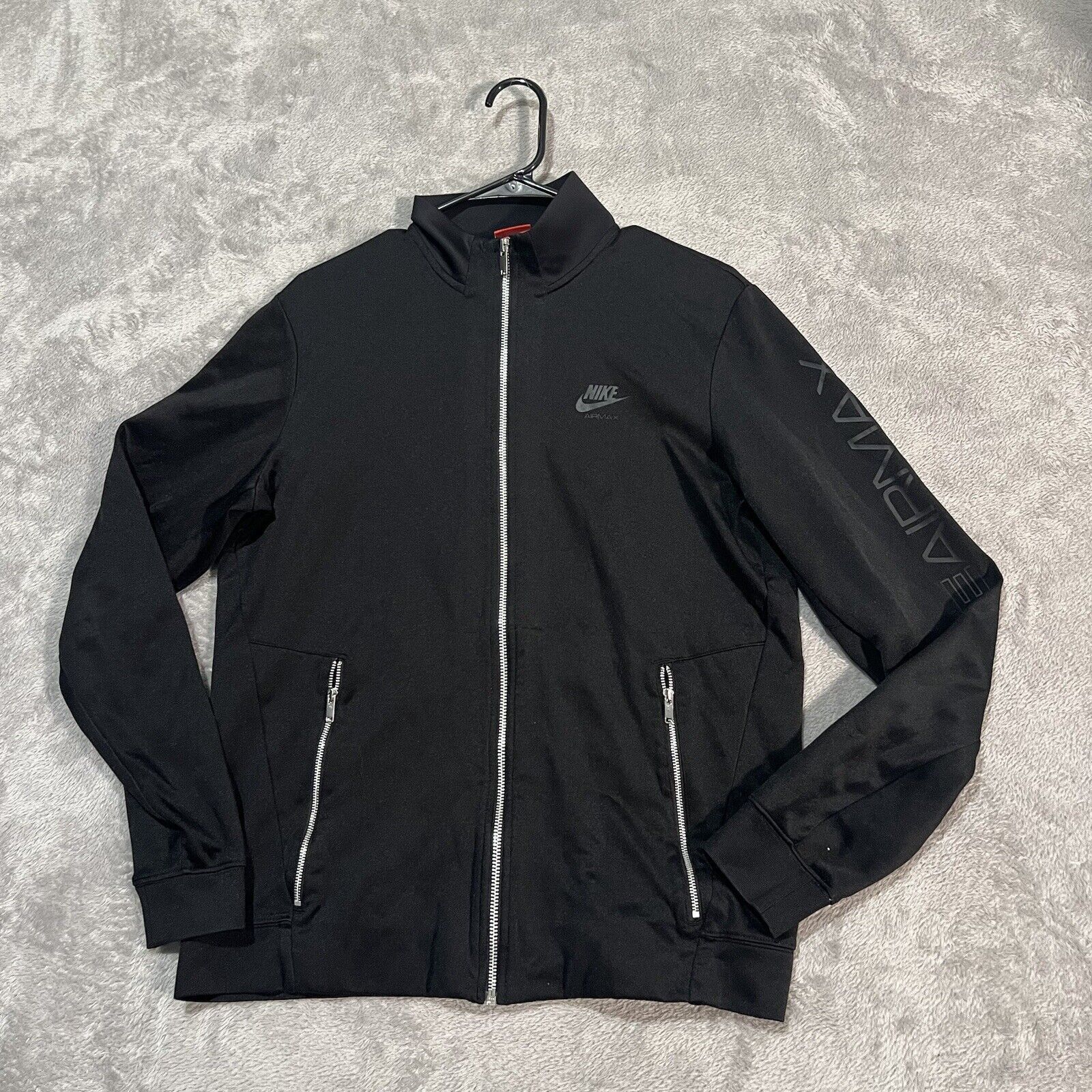 Nike Nike Air Max Track Jacket Men's Medium Black Full Zip Size US M / EU 48-50 / 2 - 1 Thumbnail