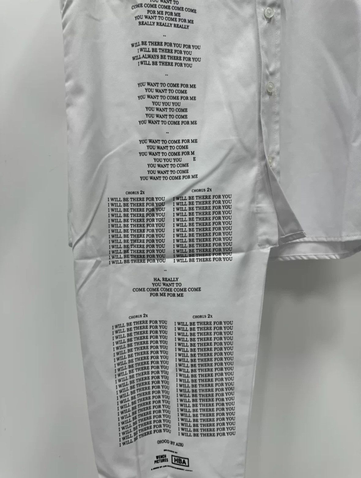 Hood by air 17ss wench shirt
