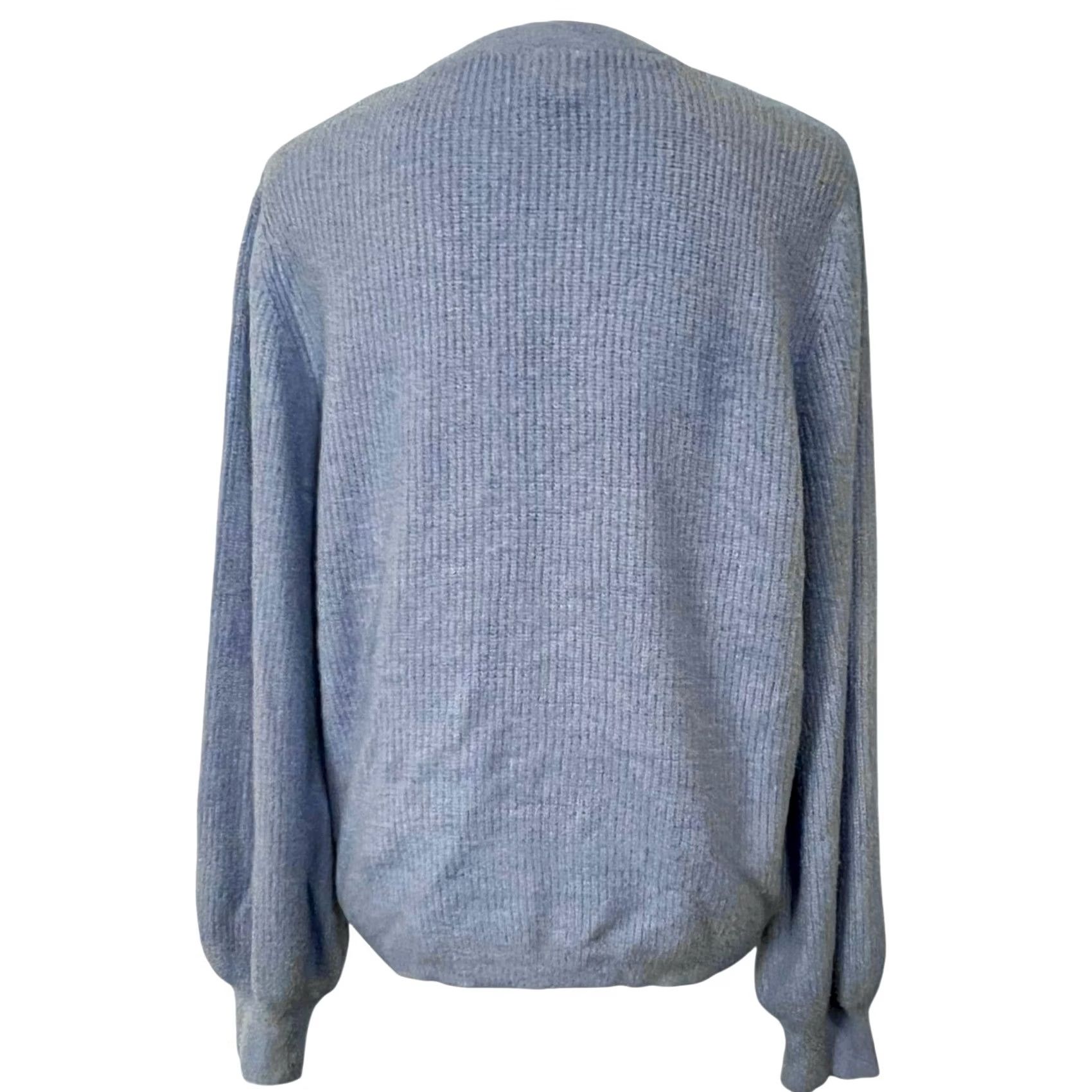 Joie Joie Cardigan Sweater Women’s Blue Soft Coxy Button Front V-Neck Size XL Cardigan Womens XL Blue 90s? Size XL / US 12-14 / IT 48-50 - 3 Thumbnail
