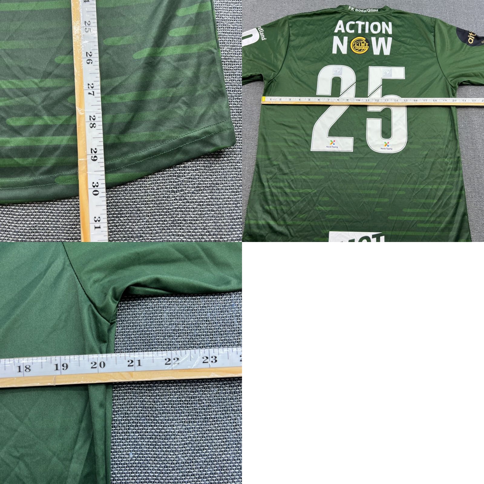Diadora Diadora Bodo Glimt 2022 2023 Goalkeeper Marcus Andersen Football Jersey Mens XL Green Short Sleeve T-Shirt Moisture Wicking Quick Dry Sports Size US XL / EU 56 / 4 - 9 Thumbnail