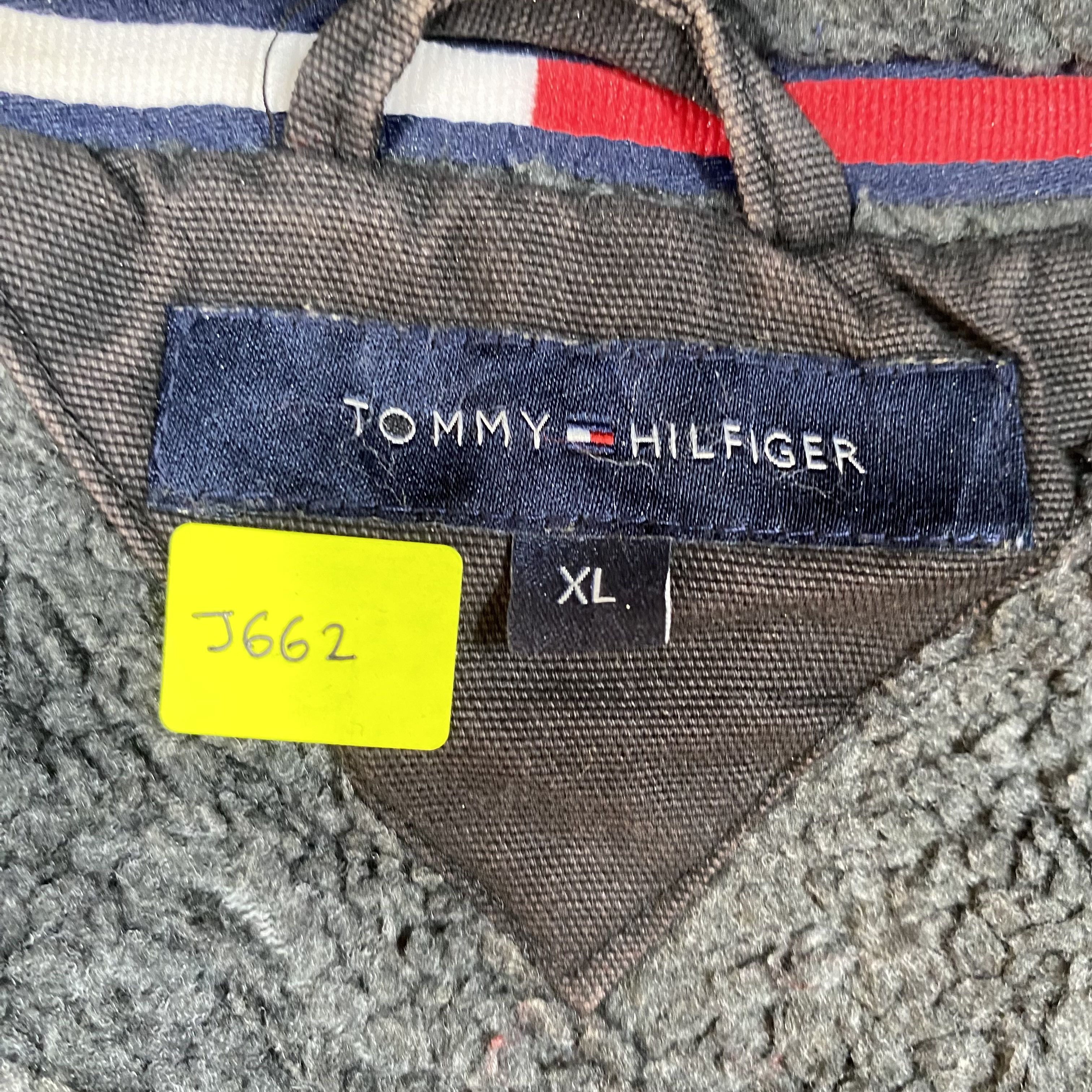 Tommy Hilfiger VTG Tommy Hilfiger Waxed Utility Hooded Field Jacket-J662 Size US XL / EU 56 / 4 - 14 Thumbnail
