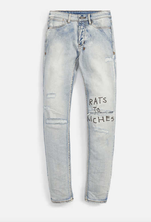 Ksubi Ksubi D-Van Winkle Rats to Riches Trashed Jeans Size US 30 / EU 46 - 1 Thumbnail