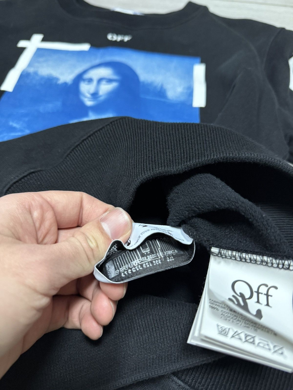 Off-White Off-White Mona Lisa tapes arrows sweatshirt Size US XS / EU 42 / 0 - 8 Thumbnail