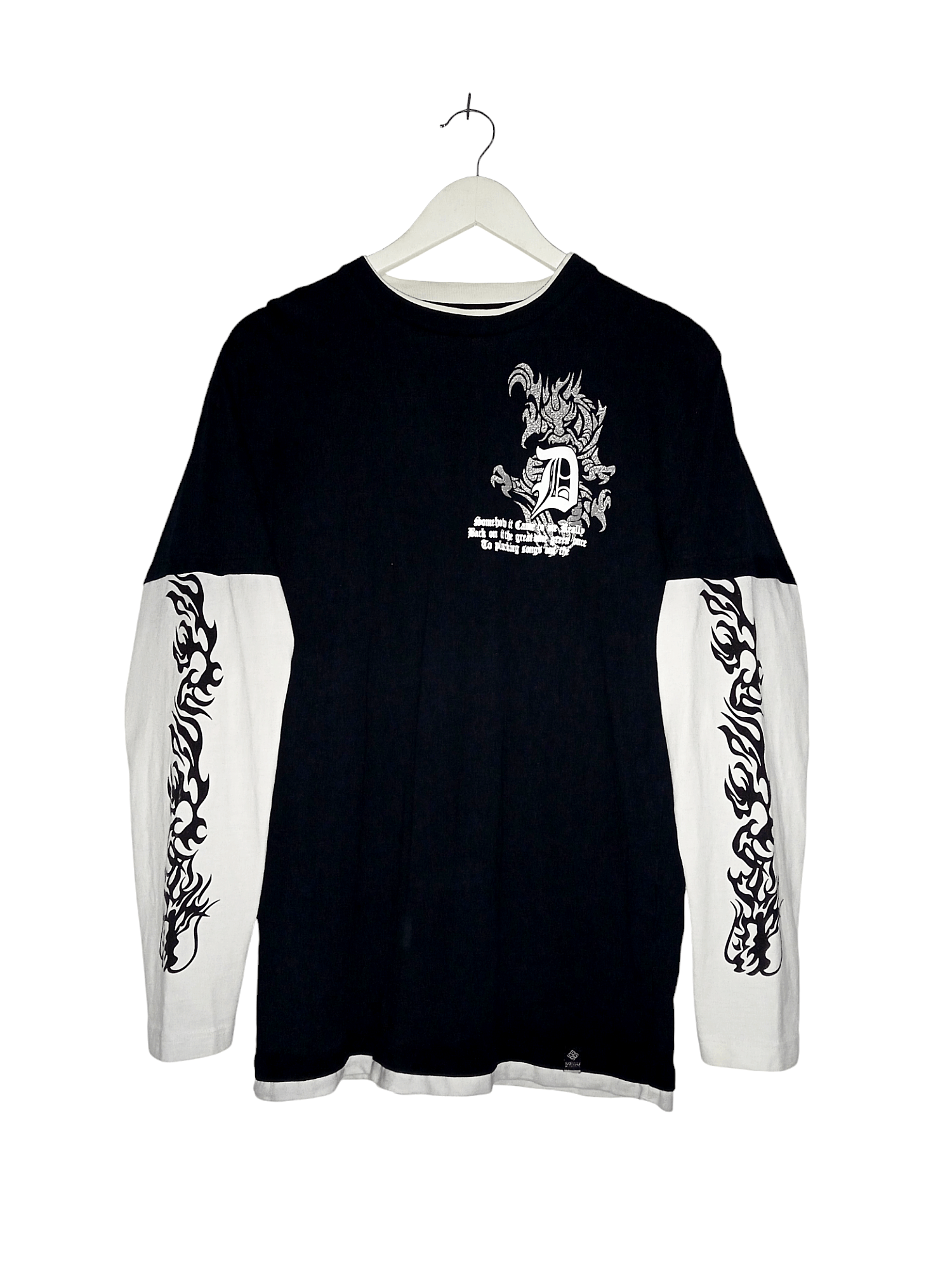 If Six Was Nine × Le Grande Bleu (L.G.B.) × Vintage Beaumere Poem Double Layer Dragon Tribal Size US L / EU 52-54 / 3 - 2 Thumbnail