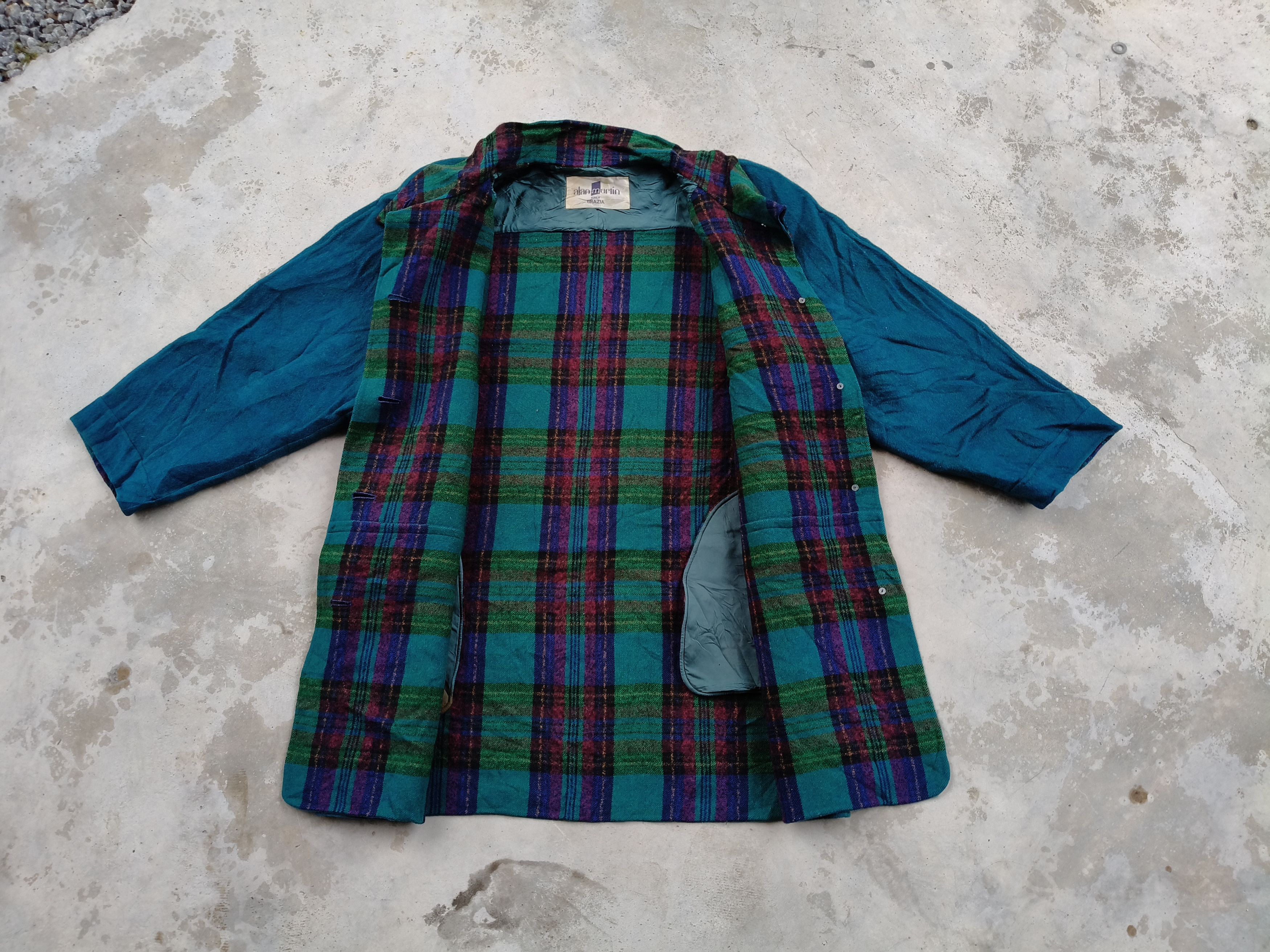 Designer × Japanese Brand × Vintage Alan Martin Wool Button up Jacket Size L / US 10 / IT 46 - 7 Thumbnail