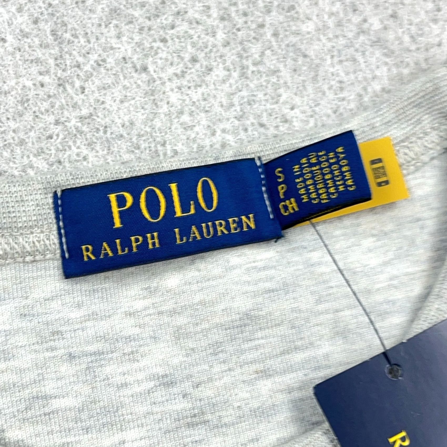 Polo Ralph Lauren Polo Ralph Lauren Sweatshirt Men Small Heather Gray Big Pony Crewneck Sweater Size US S / EU 44-46 / 1 - 6 Thumbnail