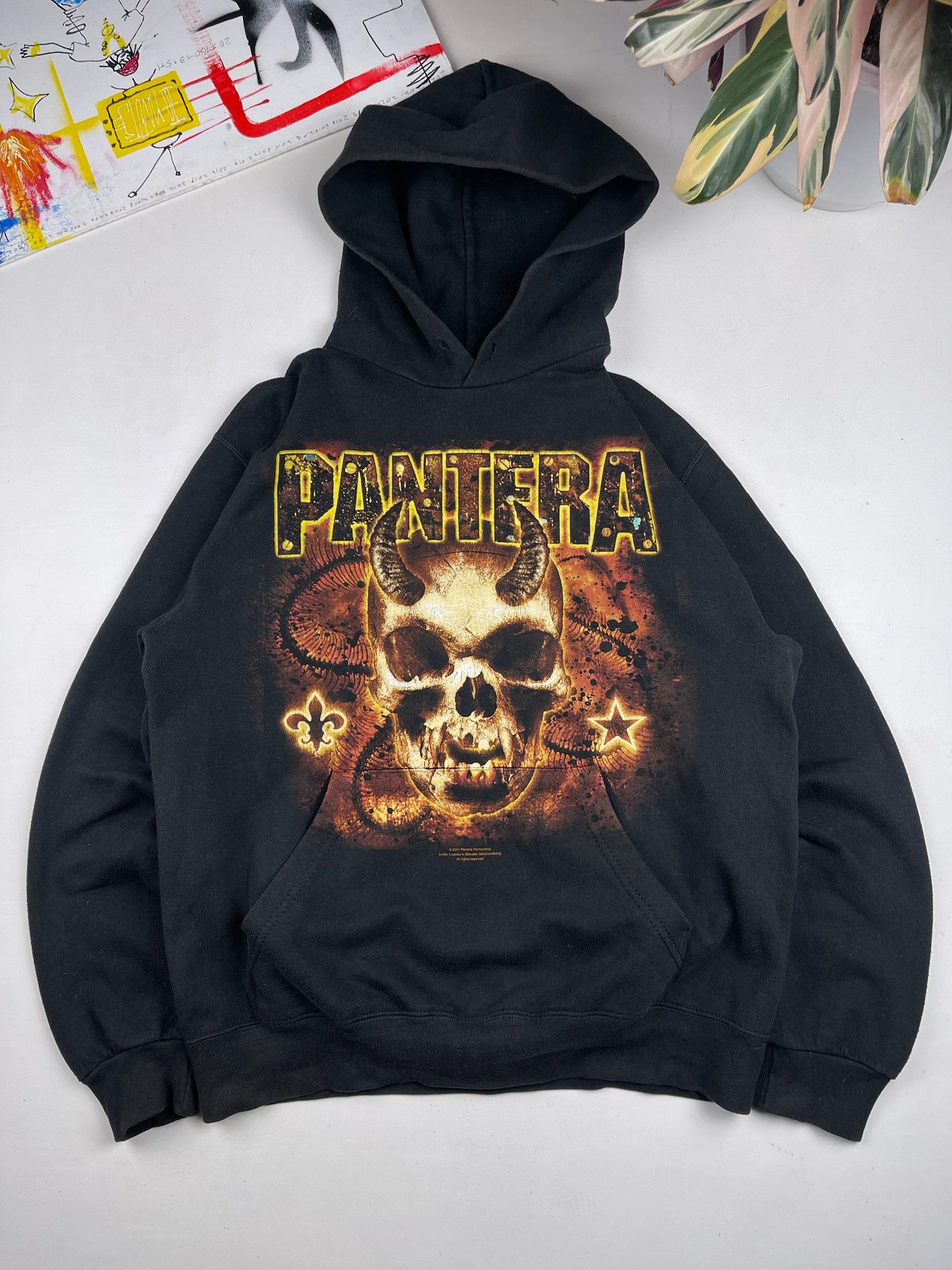 Band Tees Vintage Pantera Hoodie like Slayer Metallica Size US M / EU 48-50 / 2 - 1 Thumbnail