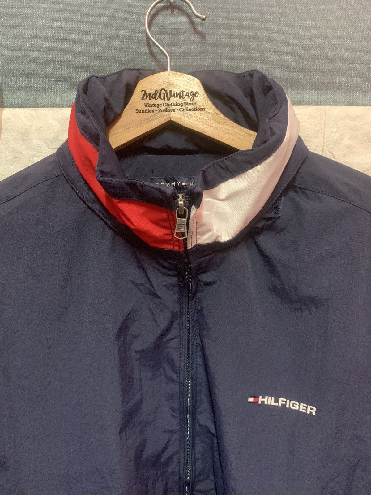 Tommy Hilfiger RARE!! Bomber Jacket TOMMY HILFIGER Size US L / EU 52-54 / 3 - 3 Thumbnail