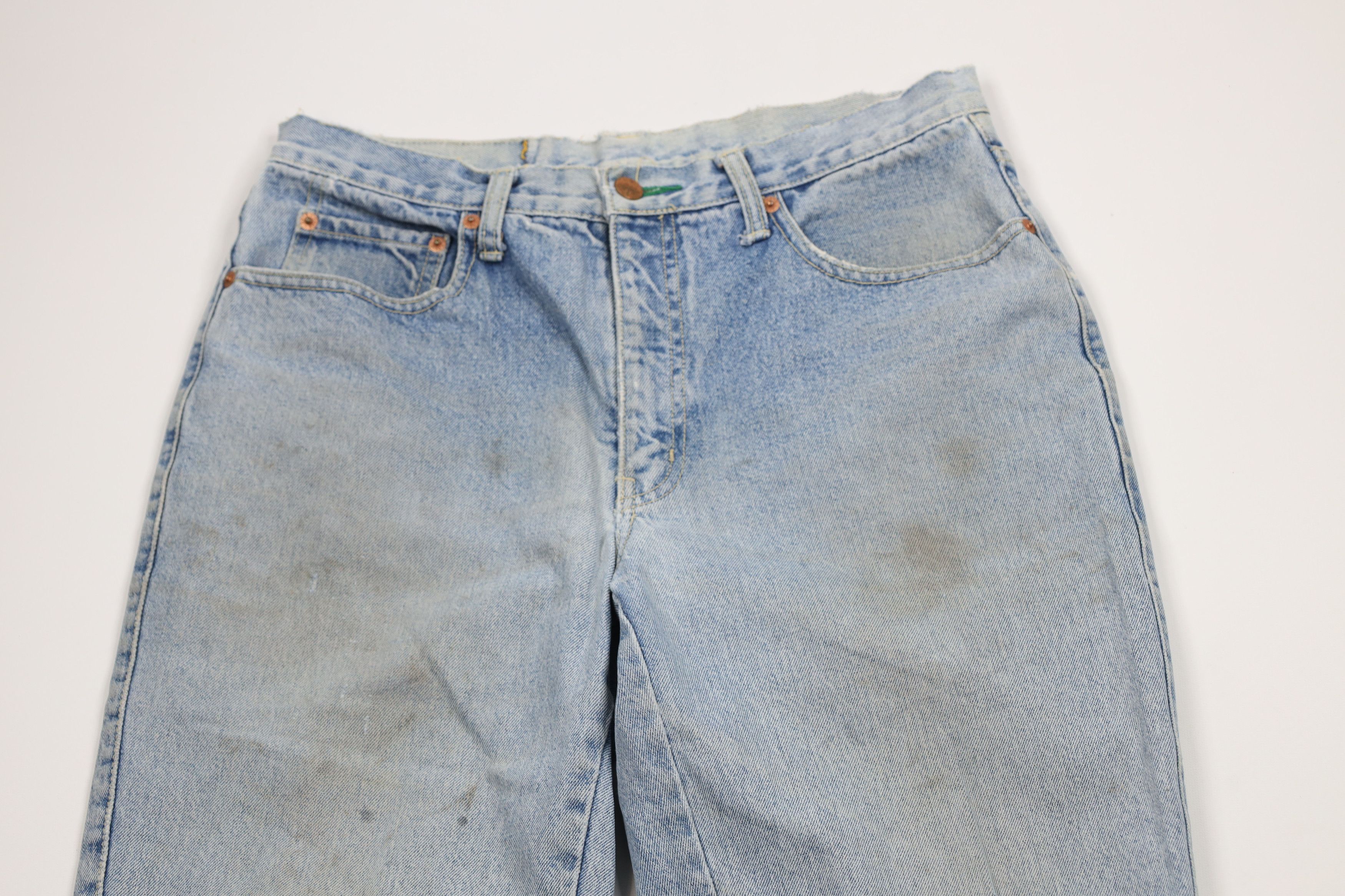 Vintage Vintage 90s Streetwear Relaxed Tapered Leg Denim Jeans Blue Size US 32 / EU 48 - 2 Thumbnail