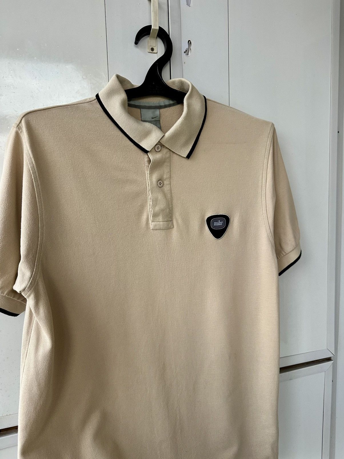 Nike Vintage Nike T-shirt Y2K Logo Beige Size US M / EU 48-50 / 2 - 10 Thumbnail