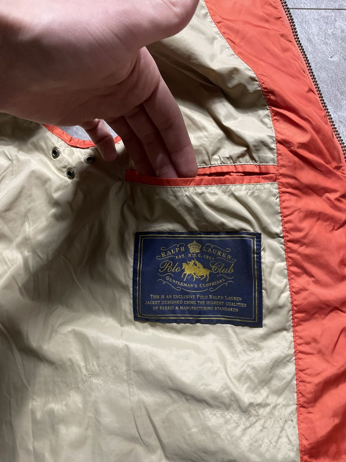 Polo Ralph Lauren Vintage Polo Ralph Lauren Nylon Orange Quilted Vest Gilet Size US S / EU 44-46 / 1 - 20 Thumbnail