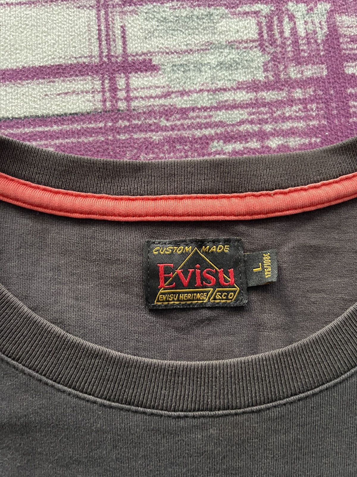 Evisu VINTAGE EVISU SPELL OUT VERY RARE Size US L / EU 52-54 / 3 - 3 Thumbnail
