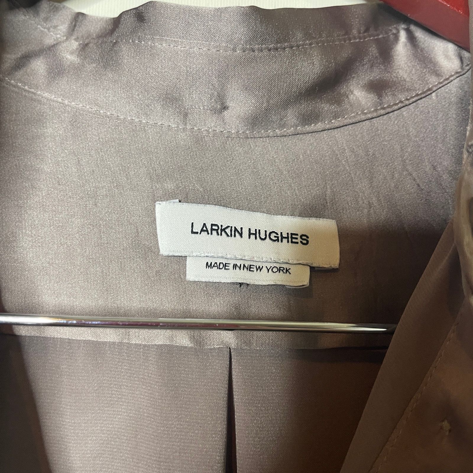 Other Larkin Hughes Perry perfect button down silk shirt taupe XS Size XS / US 0-2 / IT 36-38 - 2 Thumbnail