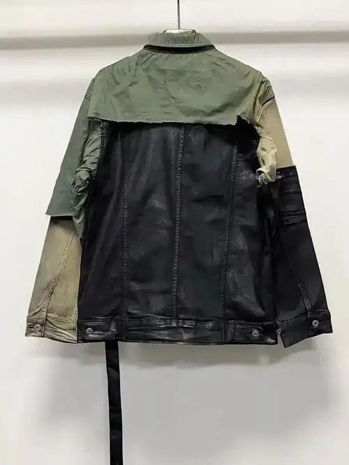 Japanese Brand Brushed Wax Spliced Denim Coat Size US M / EU 48-50 / 2 - 2 Thumbnail