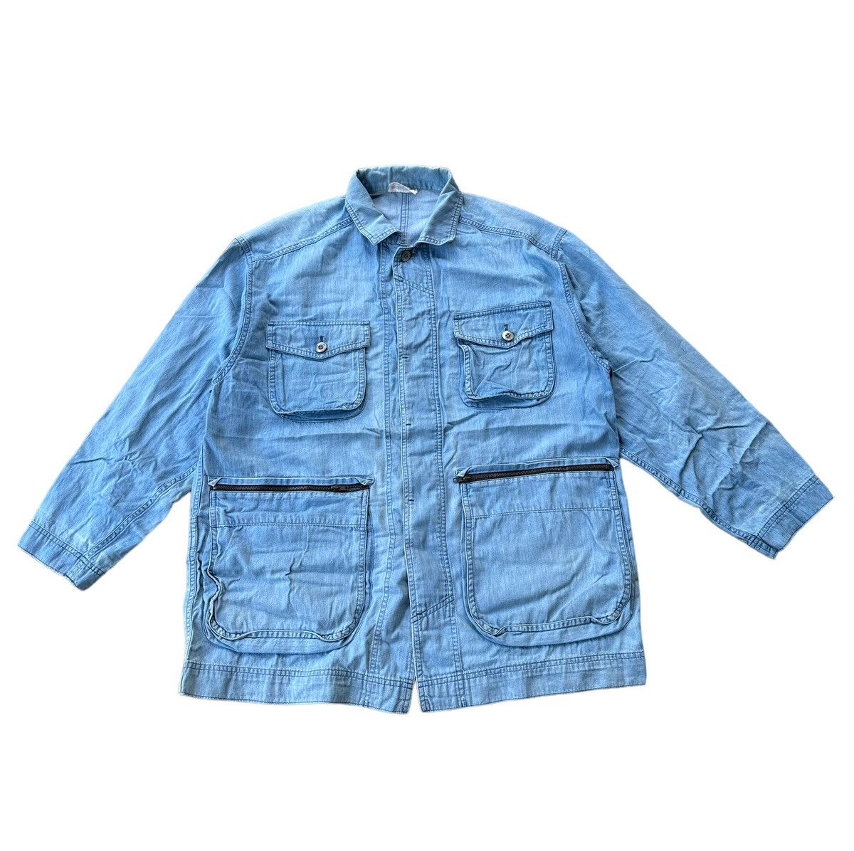 Hai Sporting Gear Hai sporting gear Issey Miyake tactical denim jacket Size US L / EU 52-54 / 3 - 1 Thumbnail
