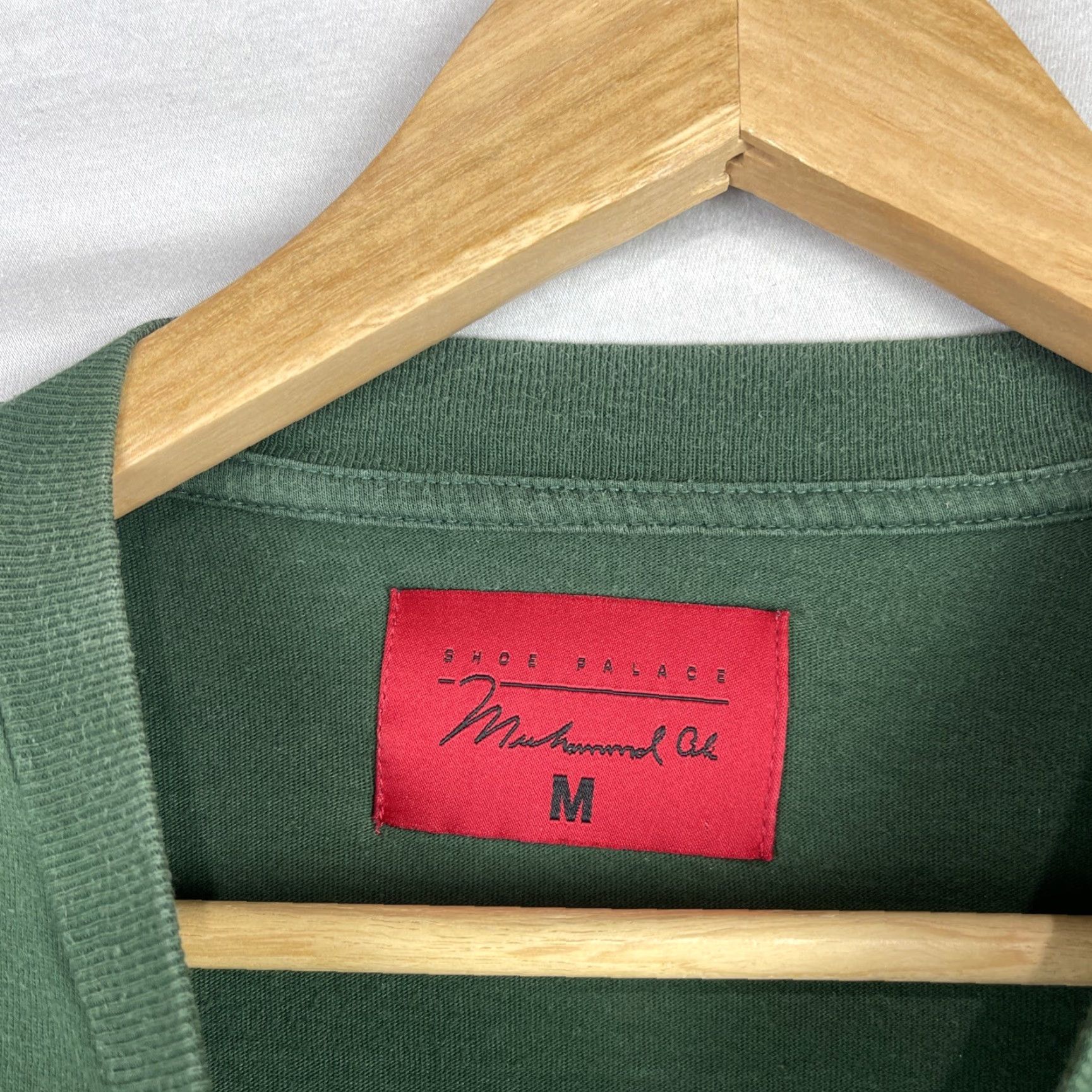 Palace Muhammad Ali Shirt Mens Medium Green Shoe Palace Its Not Bragging Boxing Fight Shirt Size US M / EU 48-50 / 2 - 4 Thumbnail