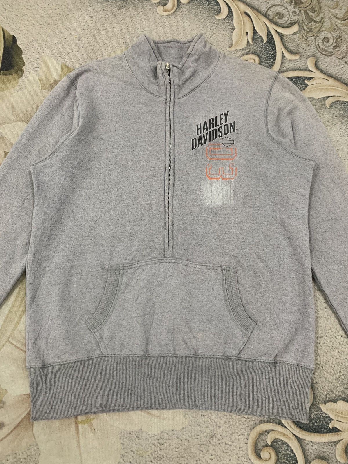 Harley Davidson Harley Davidson Half Zip Style Sweater Size US L / EU 52-54 / 3 - 4 Thumbnail