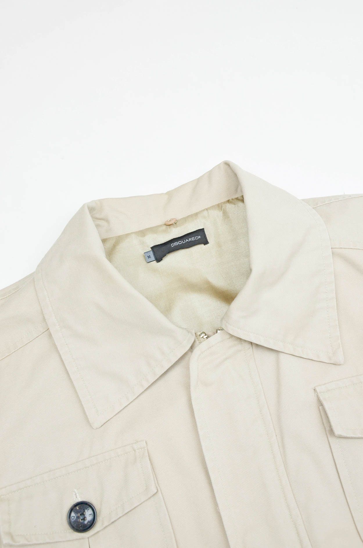 Dsquared2 DSQUARED2 Beige Safari Field Jacket – M Size US M / EU 48-50 / 2 - 10 Thumbnail