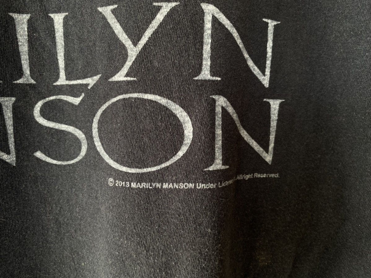 Vintage 2000s Marilyn Manson Band Tees Thrashed Distressed Size US L / EU 52-54 / 3 - 7 Thumbnail