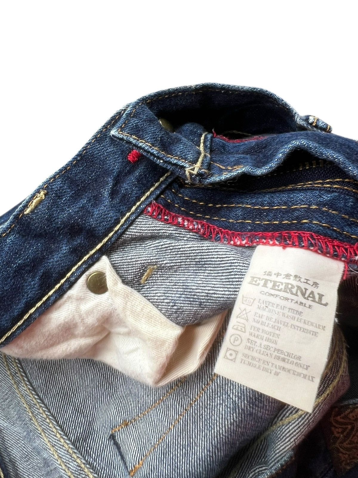 Eternal ETERNAL Japan Fade Clawmark Denim Painter Jeans Straight Cut Size US 36 / EU 52 - 21 Thumbnail