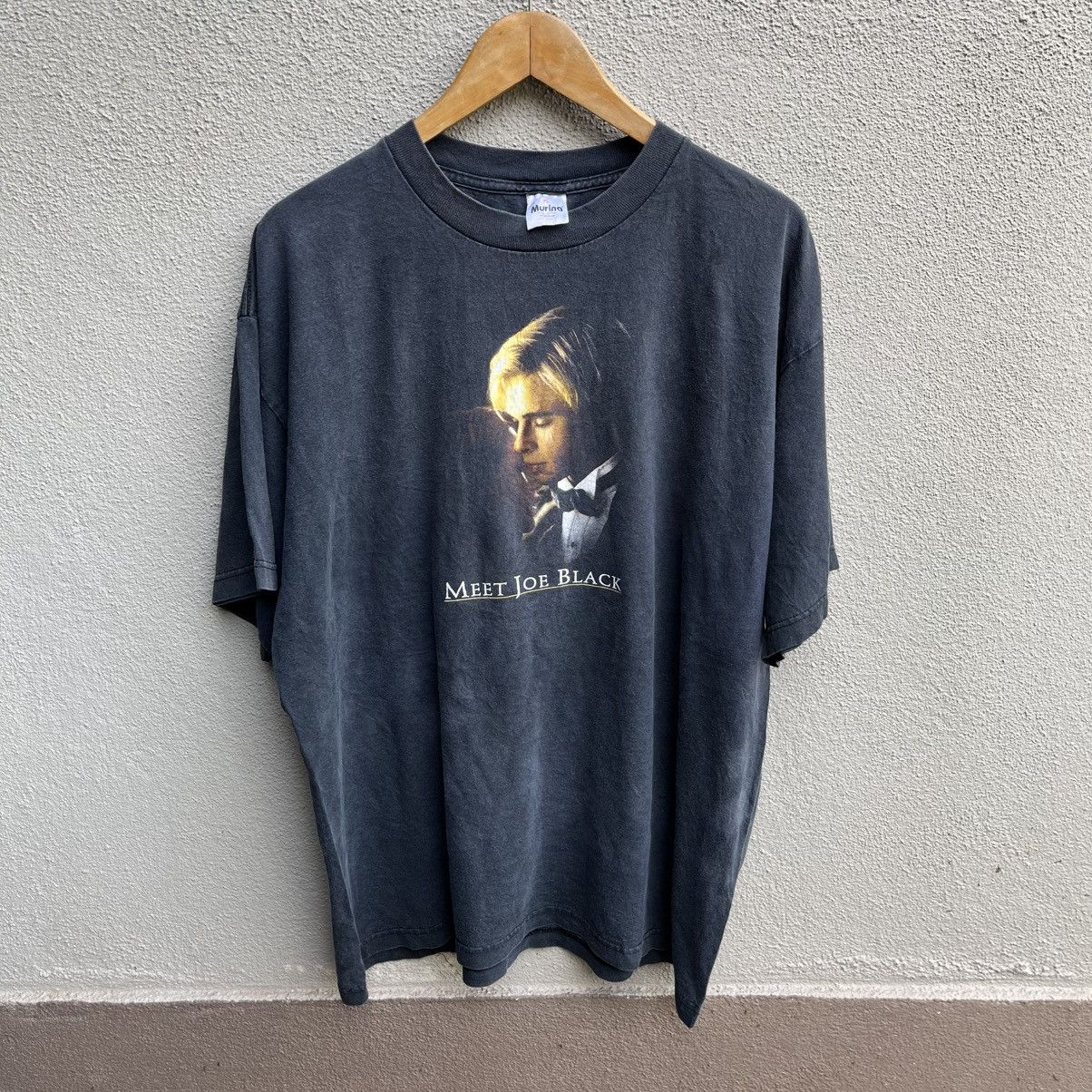 Vintage Vintage rare 90s MEET JOE BLACK movie tee brad pitt Size US XL / EU 56 / 4 - 1 Thumbnail