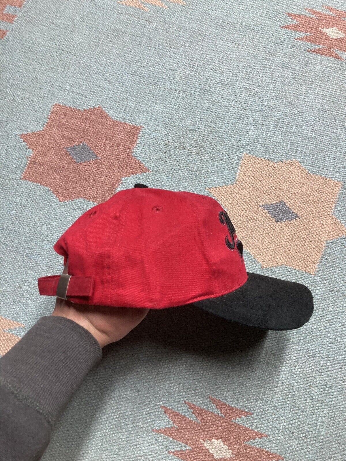 Disney × Vintage VTG hat Mickey Mouse Disney cartoon embroidered adjustable Size ONE SIZE - 8 Thumbnail