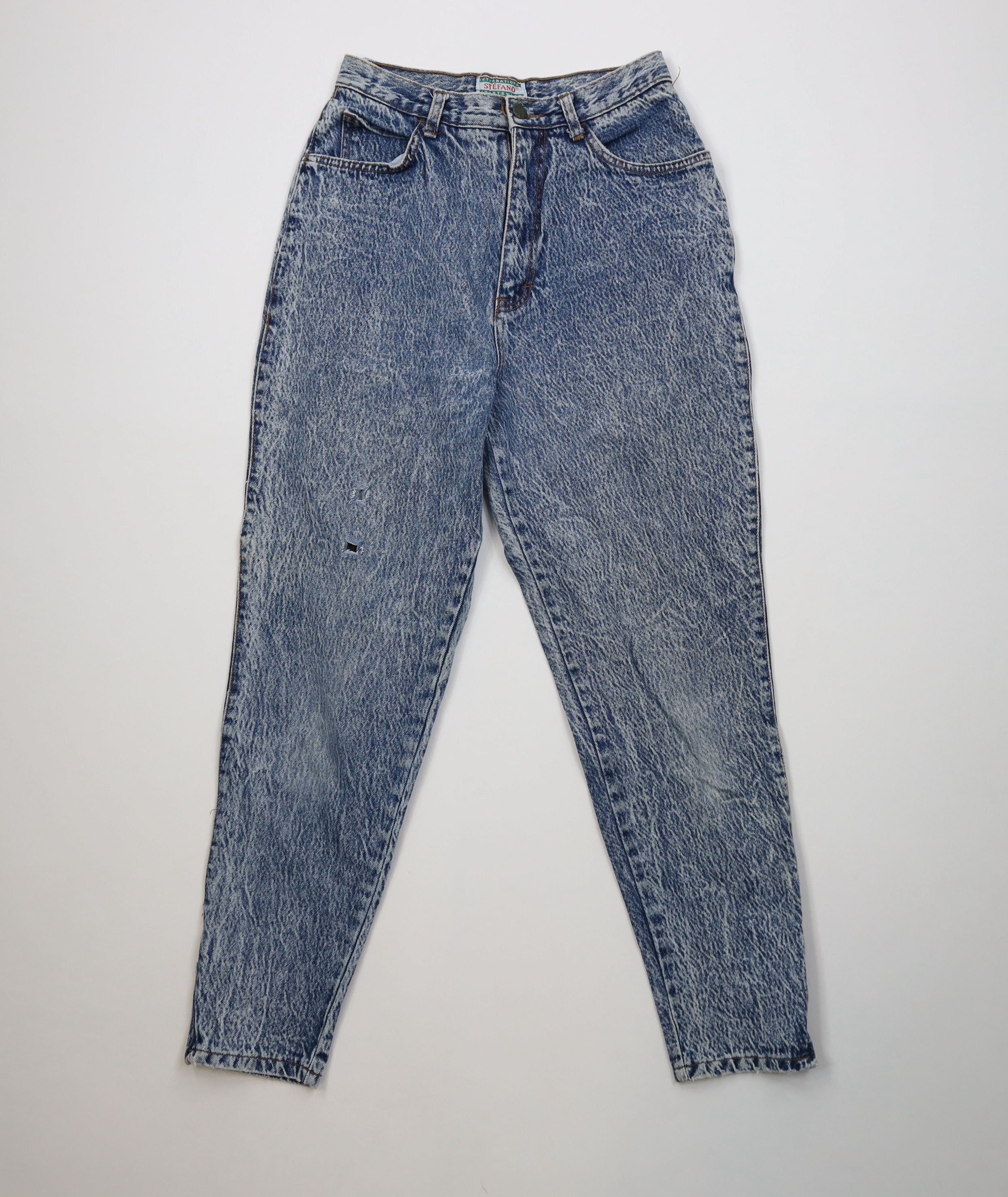 Vintage Vintage 80s 90s Streetwear Acid Wash Relaxed Tapered Jeans Size 32" / US 10 / IT 46 - 1 Thumbnail